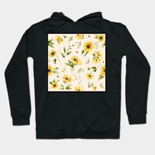 Sunflowers and Bees Hoodie